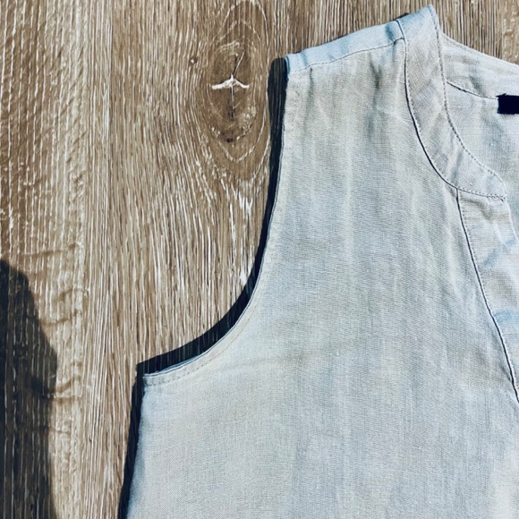Harve Bernard linen sleeveless top size M - Picture 3 of 6